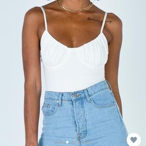 Princess polly Levy white bodysuit